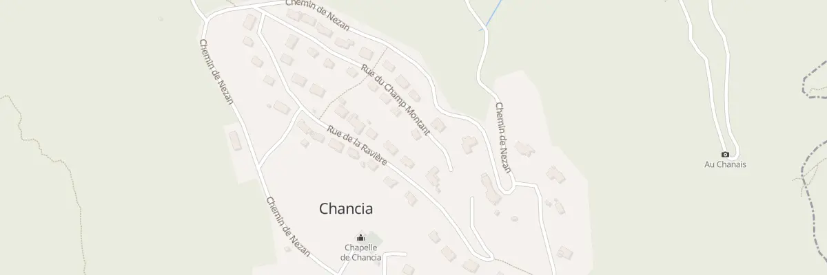 Plan du 17 Rue du Champ Montant à Chancia