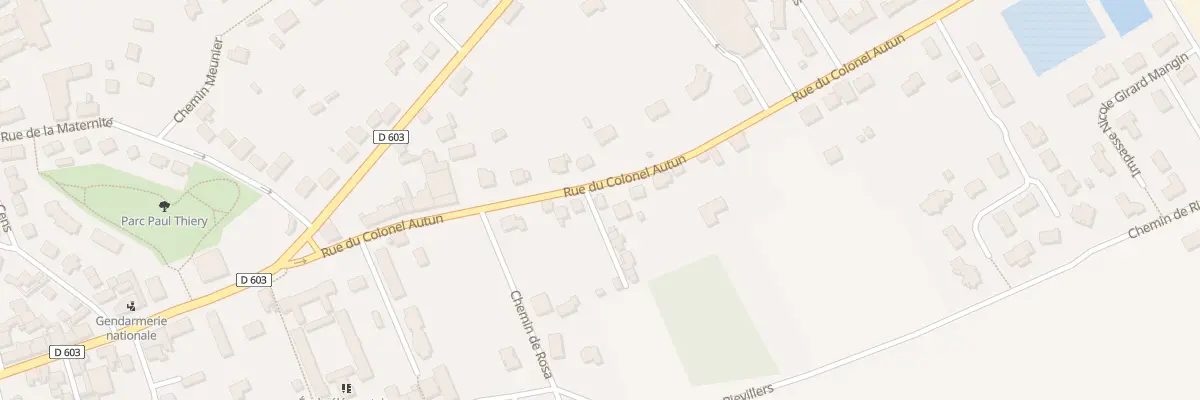 Plan du 22 Rue du Colonel Autun à Étain