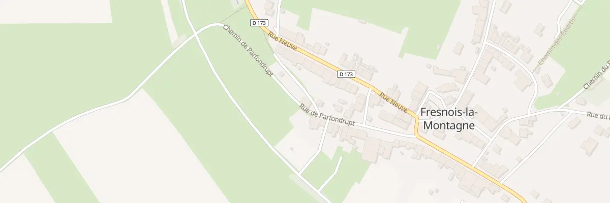 Plan du 15 Rue de Parfondrupt à Fresnois-la-Montagne
