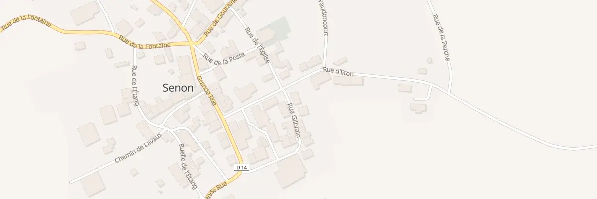 Plan du 1 Rue Gilbrain à Senon