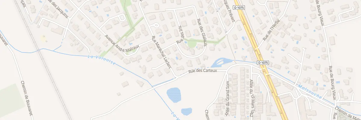 Plan du 34 Rue des Glaïeuls à Voreppe