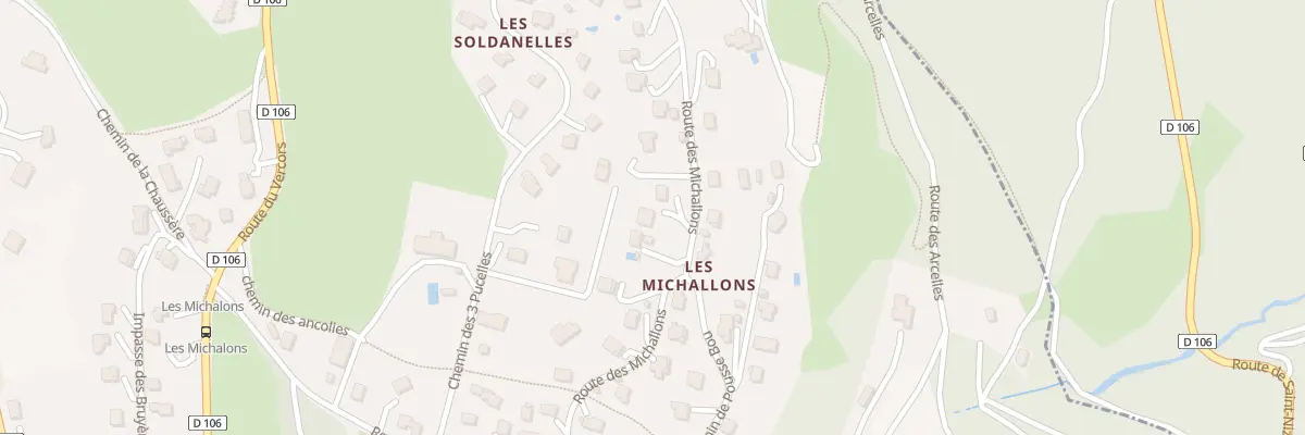 Plan du 649 Rte des Michallons à Saint-Nizier-du-Moucherotte