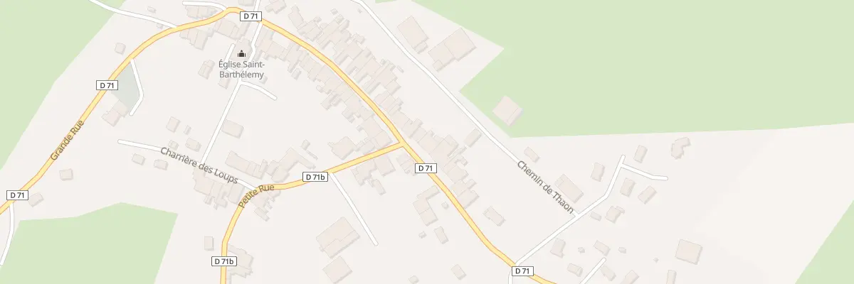 Plan du 400 Gr Grande Rue à Mont-lès-Neufchâteau