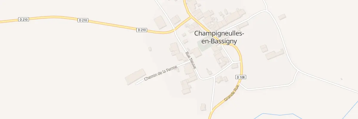 Plan du 30 Rue Neuve à Champigneulles-en-Bassigny