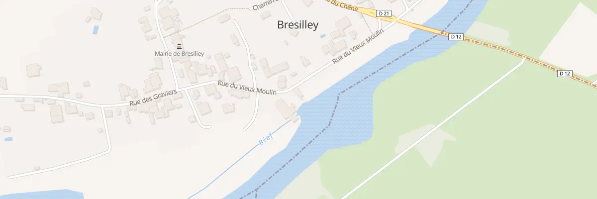 Plan du 7 Rue du Vieux Moulin à Bresilley