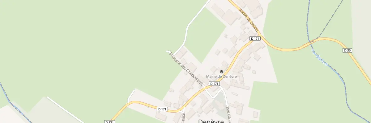 Plan du 4 Imp des Chenevieres à Denèvre
