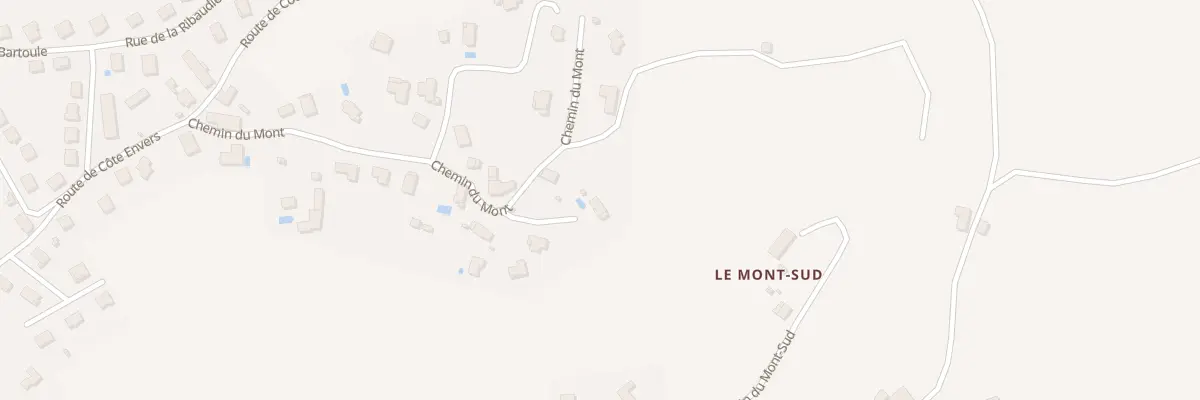 Plan du 280 Che du Mont à Saint-Genix-les-Villages