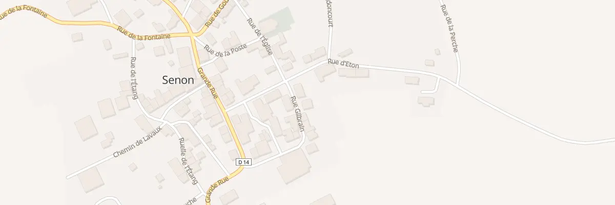 Plan du 3 Rue Gilbrain à Senon