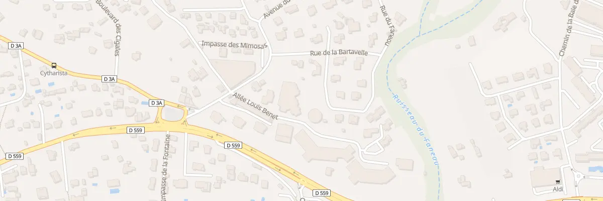 Plan du 88 Av du Baguier à La Ciotat