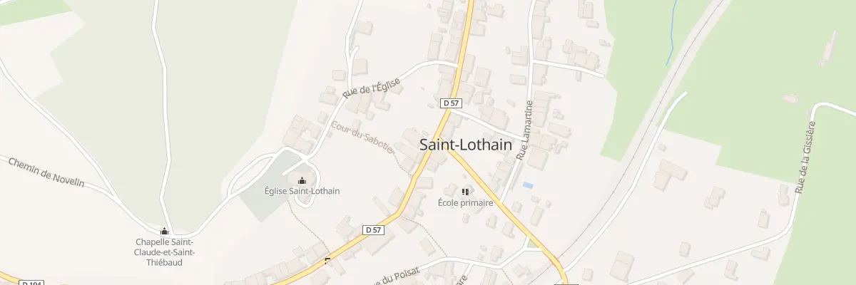 Plan du 28B Rte du Revermont à Saint-Lothain