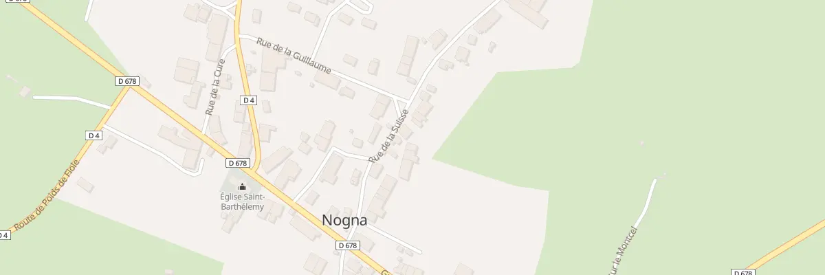 Plan du 22 Rue de la Suisse à Nogna