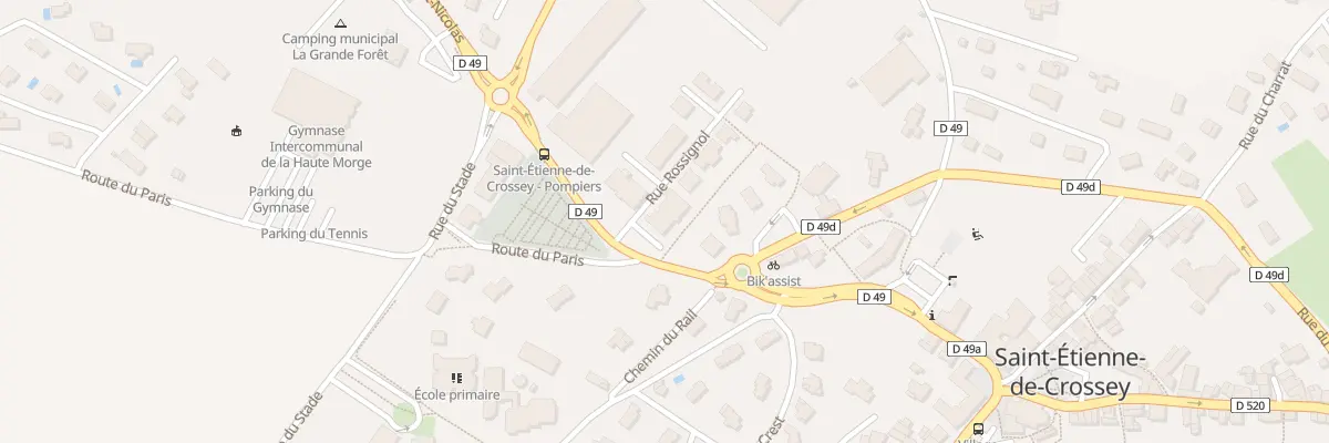 Plan du 32 Rue Rossignol à Saint-Étienne-de-Crossey