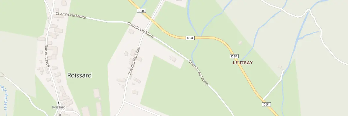 Plan du 396 Che Vie Morte à Roissard