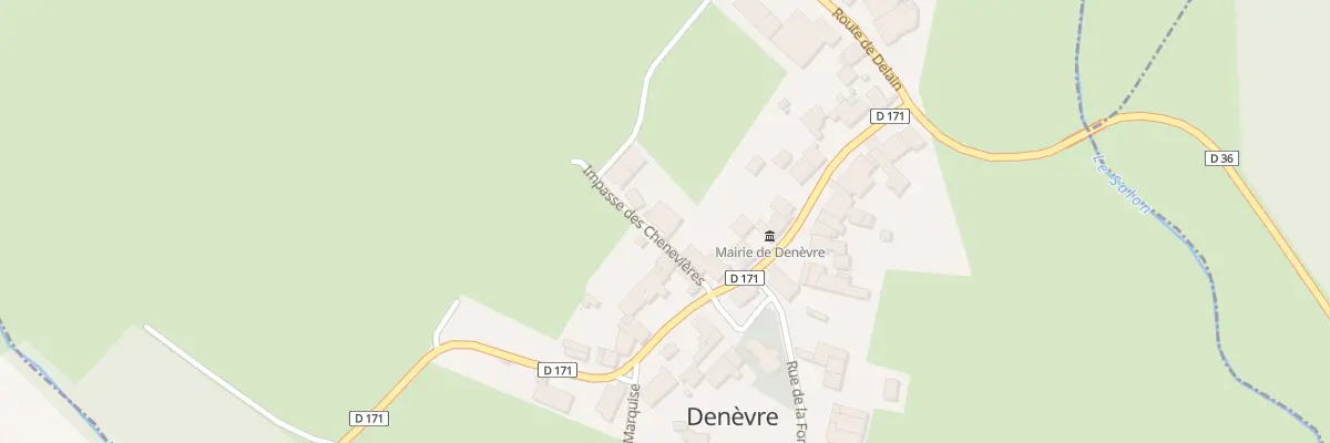 Plan du 2 Imp des Chenevieres à Denèvre