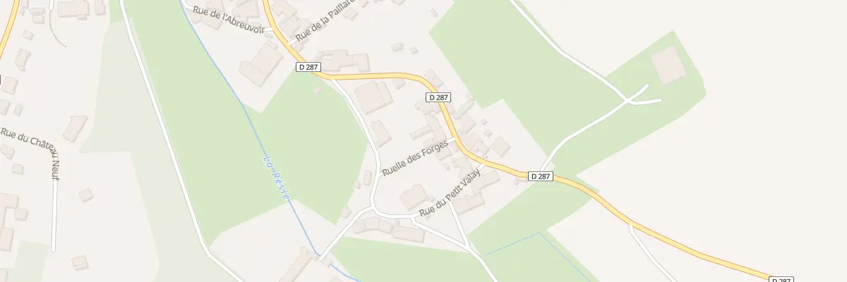 Plan du 2 Rle des Forges à Valay