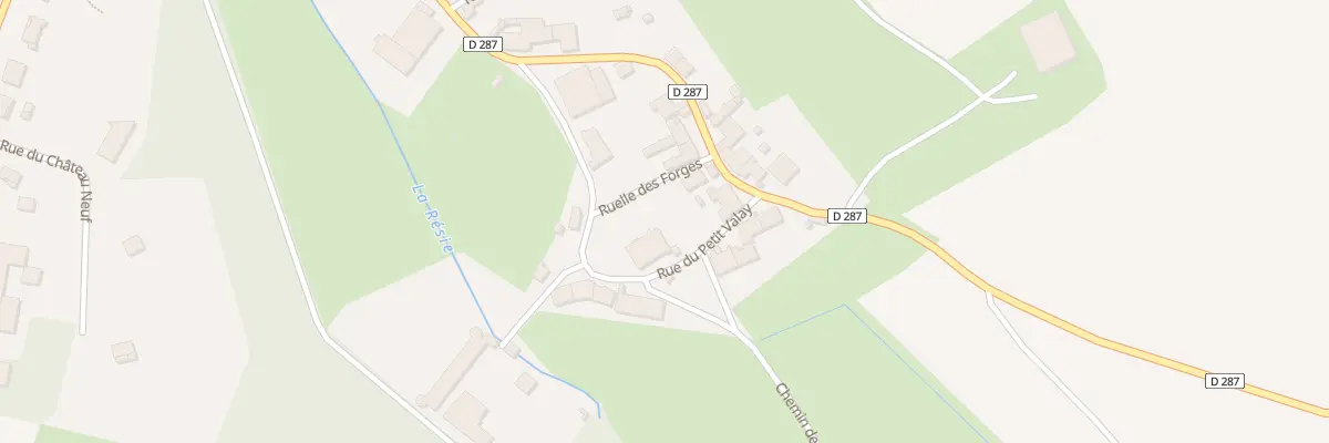 Plan du 3 Rue du Petit Valay à Valay