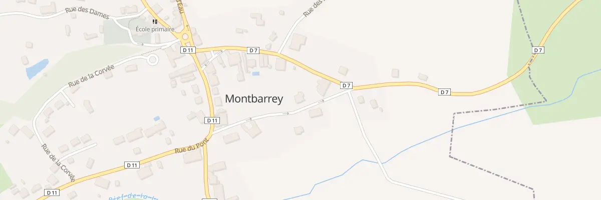 Plan du 3 Rue du Creux à Montbarrey