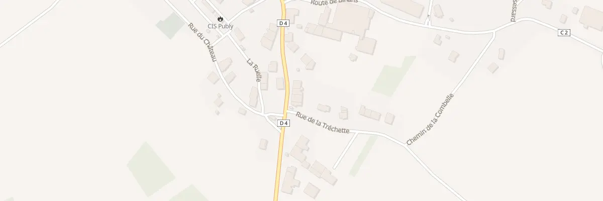 Plan du 655 Rue des Trois Fontaines à Publy
