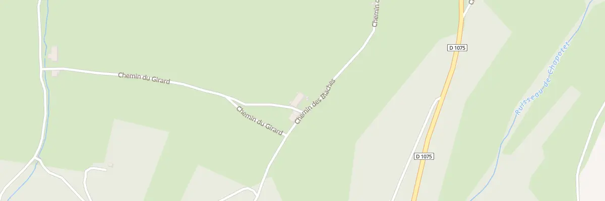 Plan du 496 Che des Blaches à Monestier-du-Percy