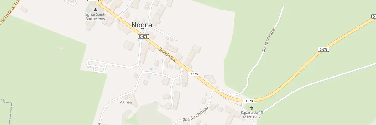 Plan du 19 Grande Rue à Nogna