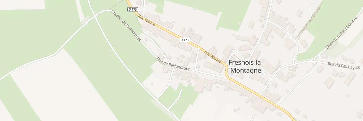 Plan du 4B Rue de Parfondrupt à Fresnois-la-Montagne
