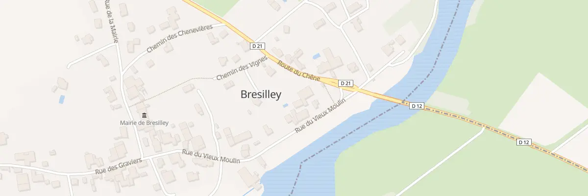 Plan du 24 Rue du Vieux Moulin à Bresilley