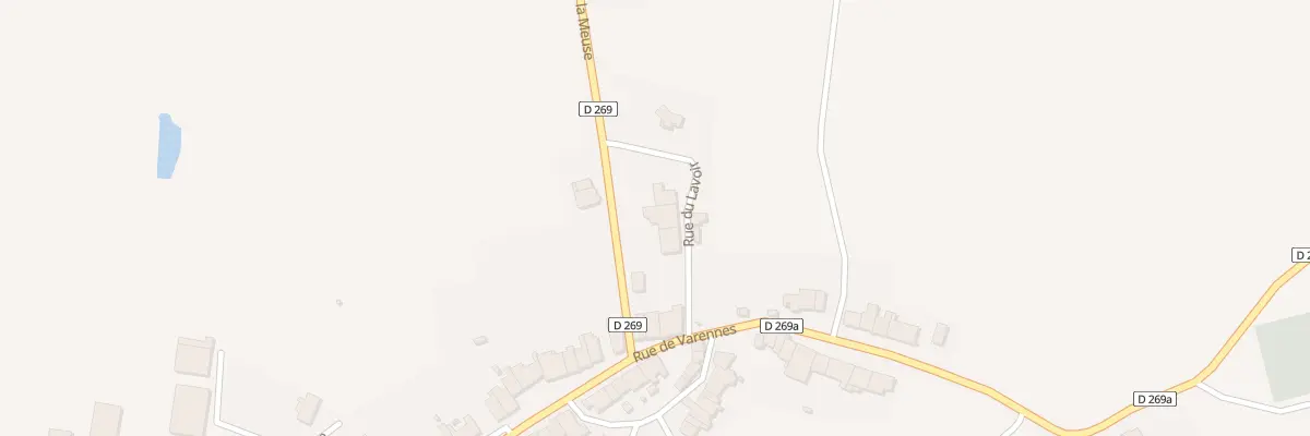 Plan du 3 Rue du Lavoir à Damrémont