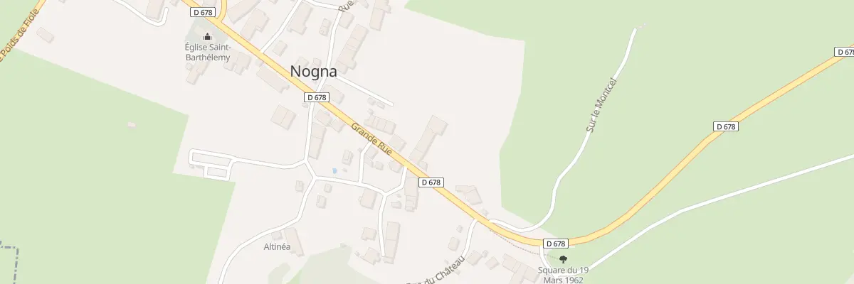 Plan du 21 Grande Rue à Nogna