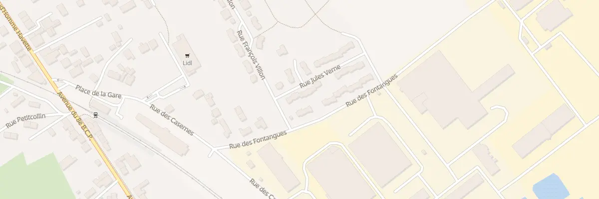 Plan du 20 Rue Jules Verne à Étain