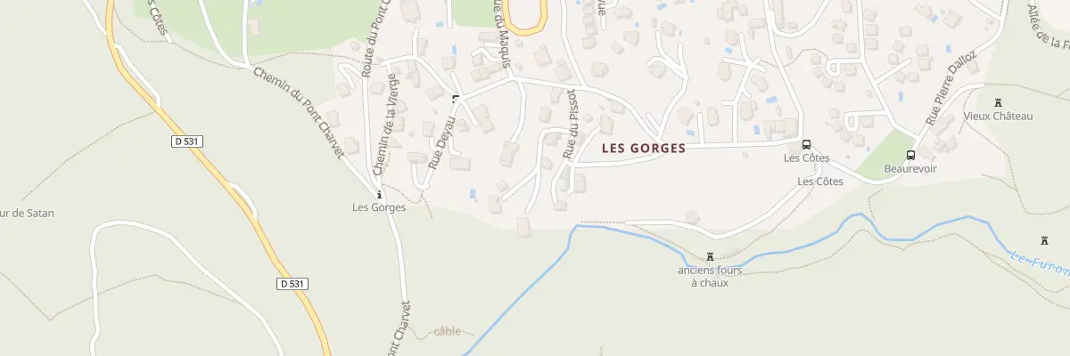 Plan du 3 Rue du Pissot à Sassenage