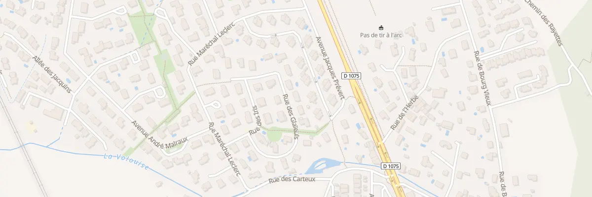 Plan du 176 Rue des Glaïeuls à Voreppe