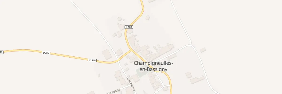 Plan du 13 Gr Grande Rue à Champigneulles-en-Bassigny