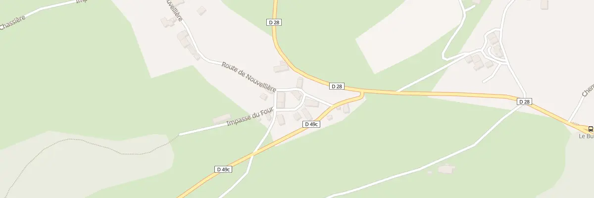 Plan du 77 Rte de Nouvelliere à Merlas