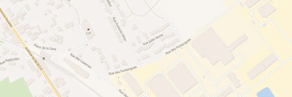 Plan du 22 Rue Jules Verne à Étain