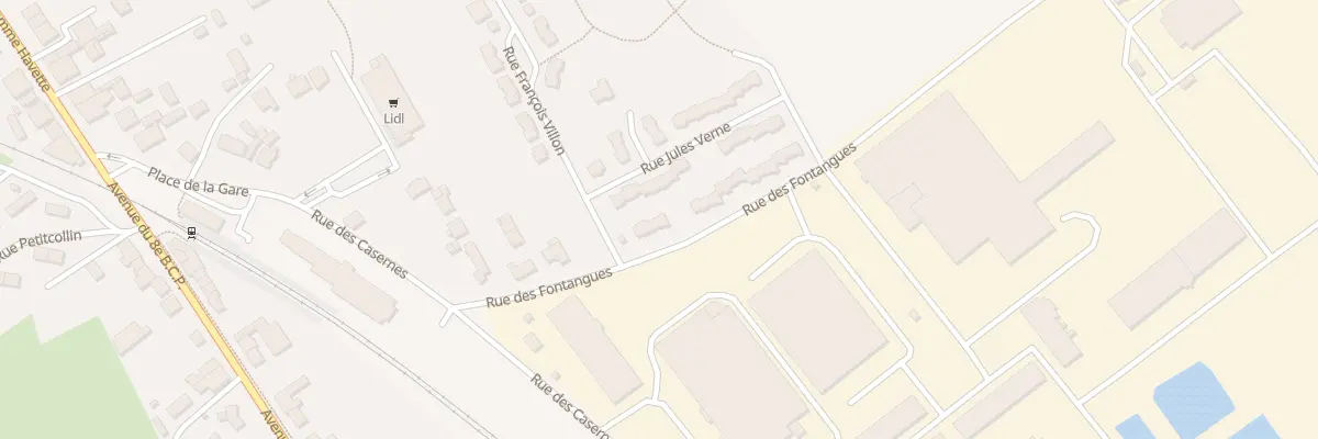 Plan du 7 Rue des Fontangues à Étain