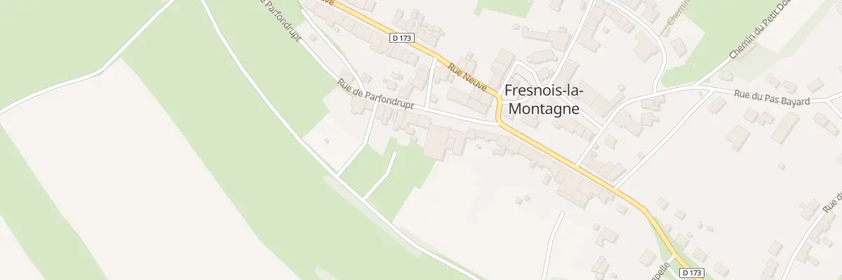 Plan du 5 Rue de Parfondrupt à Fresnois-la-Montagne