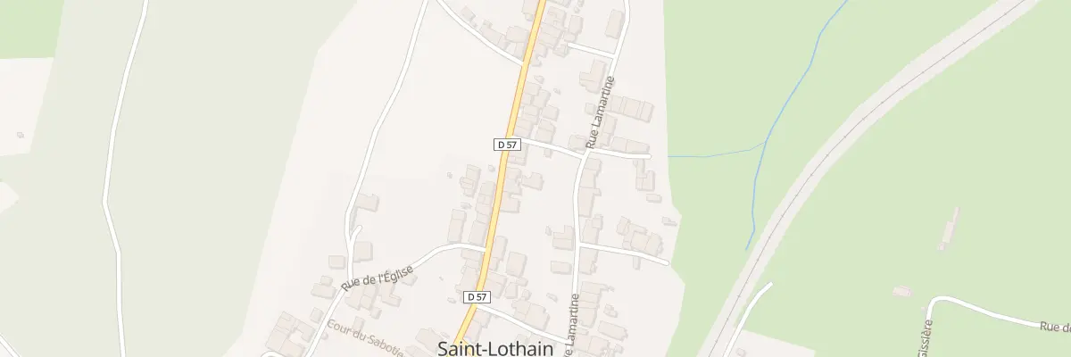 Plan du 43 Rte du Revermont à Saint-Lothain