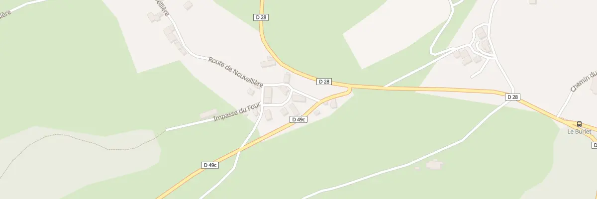 Plan du 41 Rte de Nouvelliere à Merlas