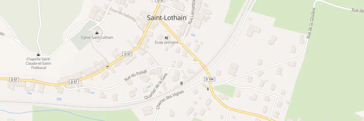 Plan du 3 Rue du Poisat à Saint-Lothain