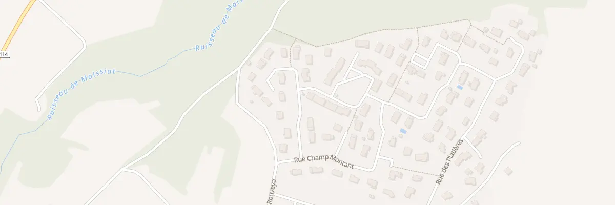 Plan du 2 Pl Pre Chevalier à Dortan