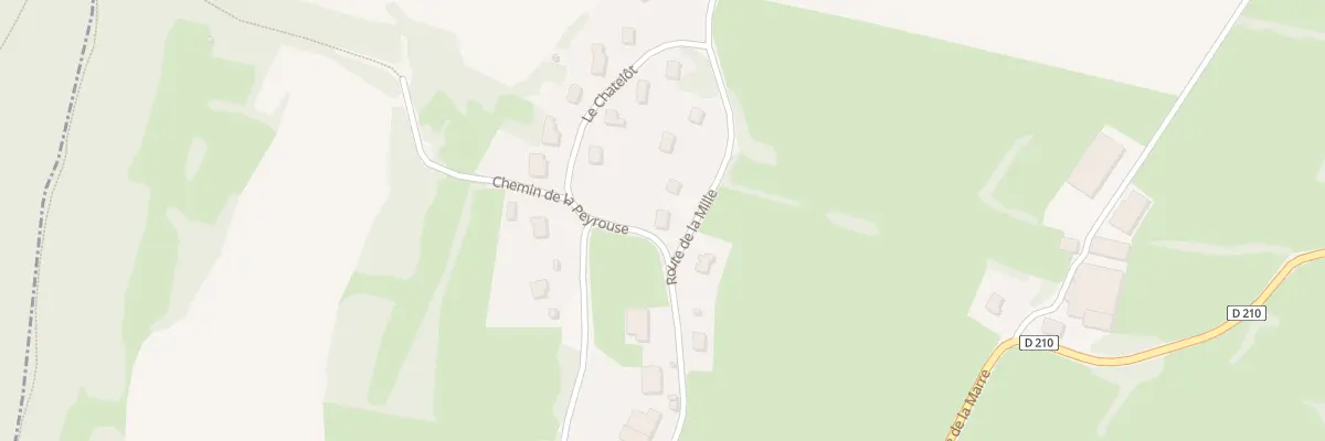 Plan du 1 Che de la Peyrouse à Hauteroche