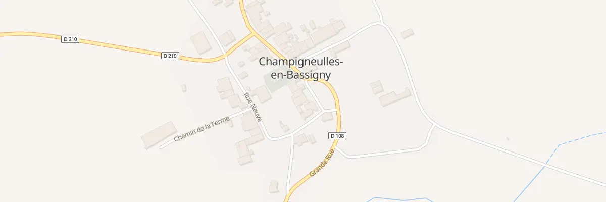 Plan du 9003 Grande Rue à Champigneulles-en-Bassigny