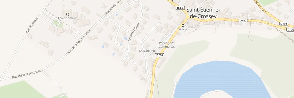 Plan du 5938 Rue du Crest à Saint-Étienne-de-Crossey