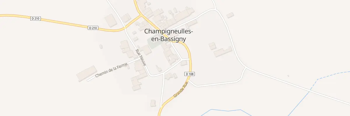 Plan du 22 Gr Grande Rue à Champigneulles-en-Bassigny