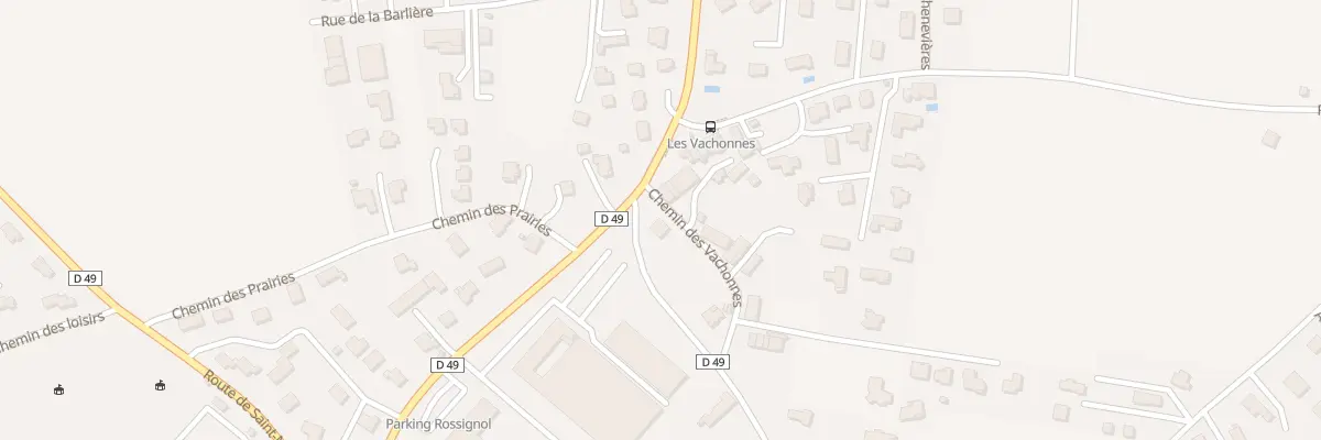 Plan du 129 Che des Vachonnes à Saint-Étienne-de-Crossey