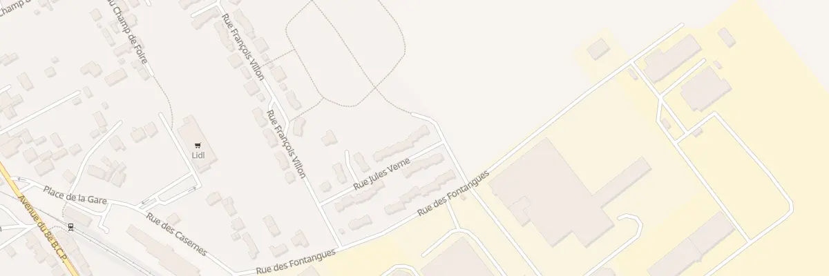 Plan du 21 Rue Jules Verne à Étain