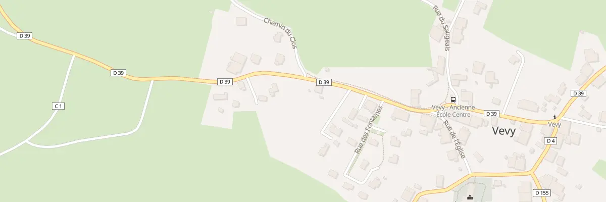 Plan du 173 Rte de Lons à Vevy