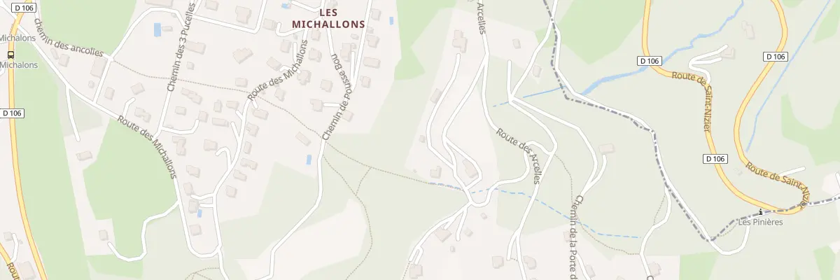 Plan du 760A Rte des Arcelles à Saint-Nizier-du-Moucherotte