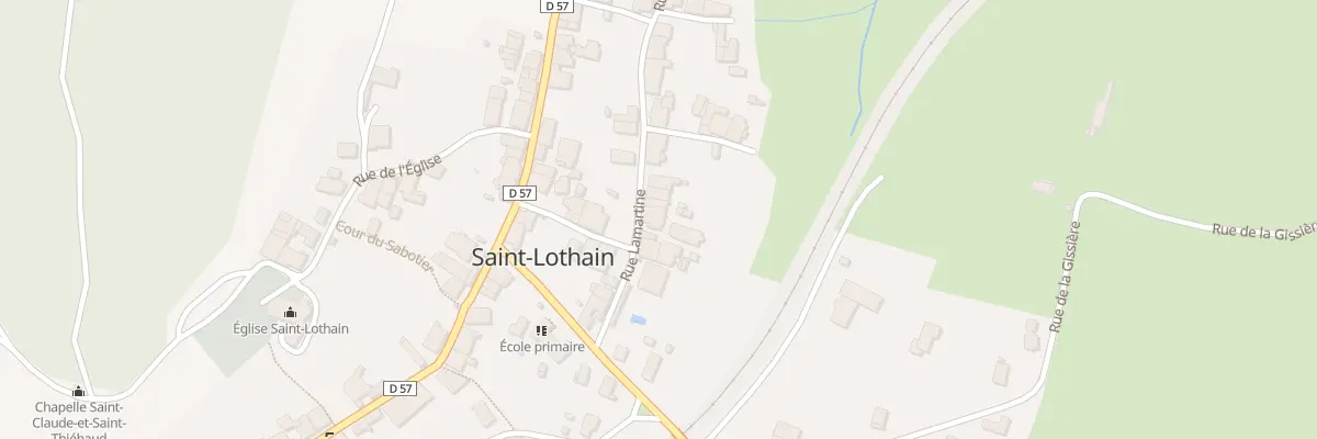 Plan du 14 Rue Lamartine à Saint-Lothain