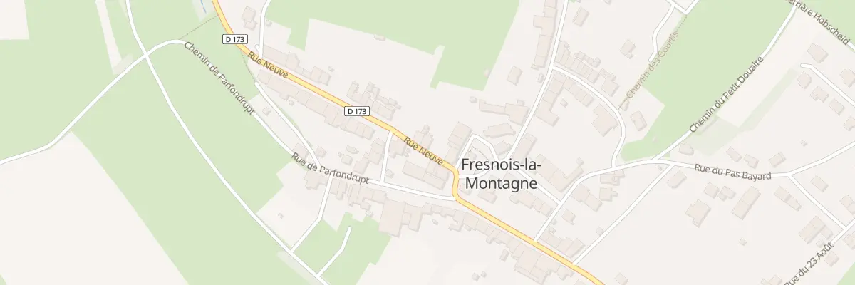 Plan du 19 Rue Neuve à Fresnois-la-Montagne